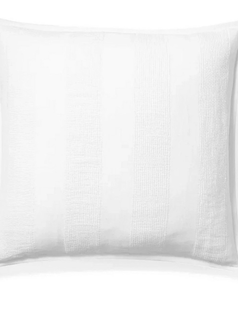 Ralph Lauren Eva Open Weave Decorative Pillow 20" x 20" White $150 Cotton/Linen